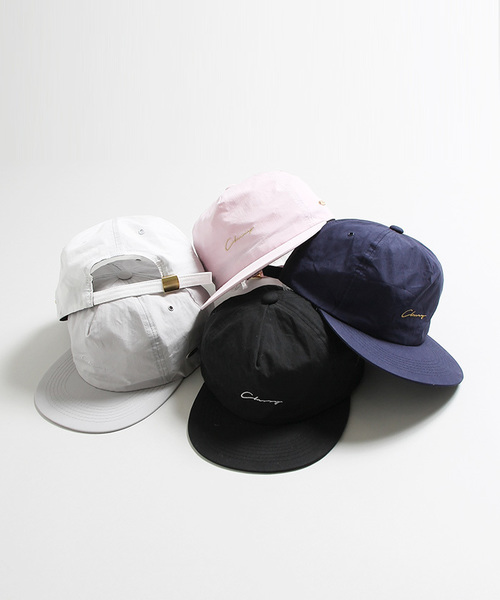 WEGO（ウィゴー）の「WEGO/コットンナイロン5パネルキャップ（キャップ・メンズ・ネイビー/ライトピンク/ブラック/ホワイト/ライトグレー・FREE）」の7枚目の写真