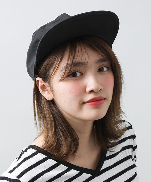 WEGO（ウィゴー）の「WEGO/コットンナイロン5パネルキャップ（キャップ・メンズ・ネイビー/ライトピンク/ブラック/ホワイト/ライトグレー・FREE）」の22枚目の写真