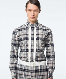koe×THOM BROWNE | [koe×THOM BROWNE]MENS MADRAS BUTTONDOWN SHIRT(シャツ/ブラウス)