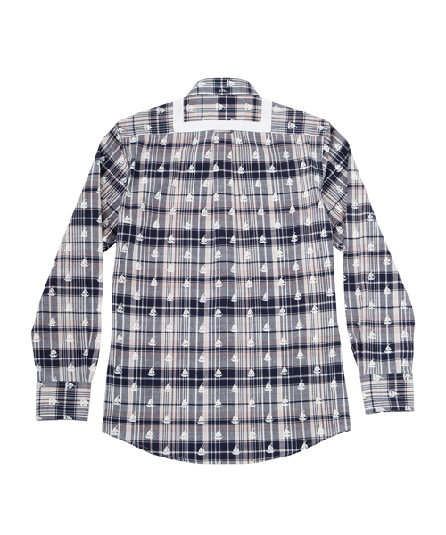 koe×THOM BROWNE（コエトムブラウン）の「[koe×THOM BROWNE]MENS MADRAS BUTTONDOWN SHIRT（シャツ/ブラウス・メンズ・マルチ・SMALL/LARGE/MEDIUM）」の3枚目の写真