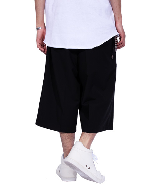 ８(eight)（エイト）の「ガウチョパンツ ワイド サルエルパンツ（スラックス・メンズ・グレー/ブラック・X-LARGE/MEDIUM/LARGE）」の13枚目の写真