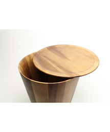 GLOBAL FORME CONCRETE（グローバルフォルムコンクリート）の「WOOD DUST BIN L-COVER　ウッドダストビン L-カバー（収納グッズ）」