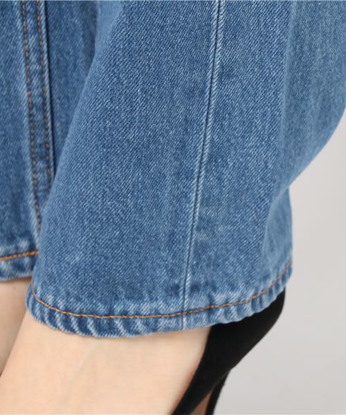 VINCA TOKYO(ヴィンカトーキョー)の「【VINCA TOKYO】1310-VINCA TOKYO デニムパンツ / 01model 3YR No Damage(デニムパンツ・レディース・ブルー・2/3)」の6枚目の写真