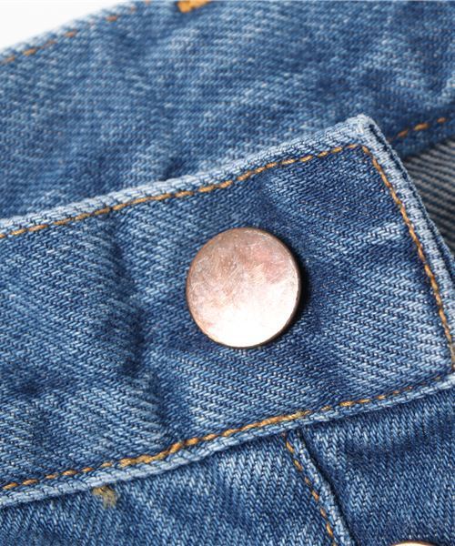 VINCA TOKYO(ヴィンカトーキョー)の「【VINCA TOKYO】1310-VINCA TOKYO デニムパンツ / 01model 3YR No Damage(デニムパンツ・レディース・ブルー・2/3)」の8枚目の写真