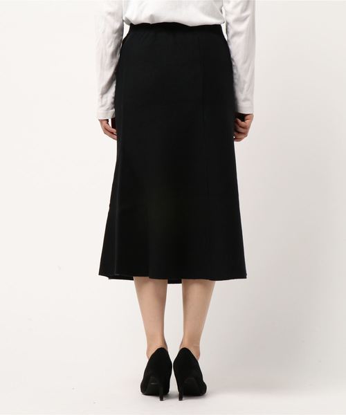 RIVE DROITE（リヴドロワ）の「アンゴラタッチマーメイドスカート（スカート・レディース・ブラック/ピンク・FREE）」の4枚目の写真