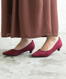 3cmヒールポインテッドトゥパンプス