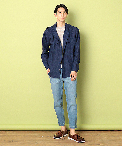 COMME　CA COMMUNE（コムサコミューン）の「アンクル デニム パンツ（デニムパンツ・メンズ・サックスブルー/ブルー・LARGE/MEDIUM/SMALL）」の10枚目の写真