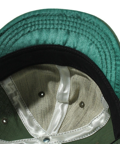 BEAMS（ビームス）の「Ebbets Field Flannels  / コットン ベースボールキャップ（キャップ・メンズ・オリーブ/ネイビー・7 3/8）」の6枚目の写真