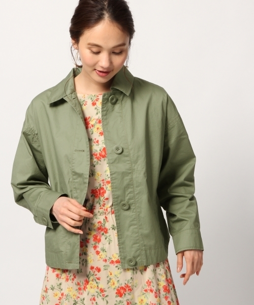 GLOBAL WORK（グローバルワーク）の「シャツブルゾン/786001（ブルゾン・レディース・ベージュ/ネイビー/カーキ・MEDIUM/LARGE）」の3枚目の写真