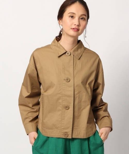 GLOBAL WORK（グローバルワーク）の「シャツブルゾン/786001（ブルゾン・レディース・ベージュ/ネイビー/カーキ・MEDIUM/LARGE）」の7枚目の写真