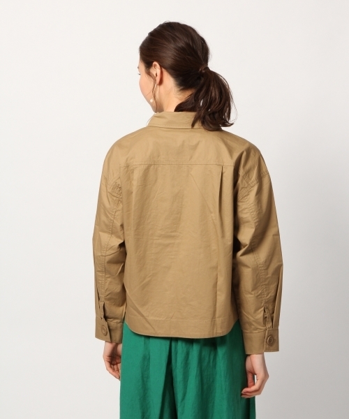 GLOBAL WORK（グローバルワーク）の「シャツブルゾン/786001（ブルゾン・レディース・ベージュ/ネイビー/カーキ・MEDIUM/LARGE）」の9枚目の写真