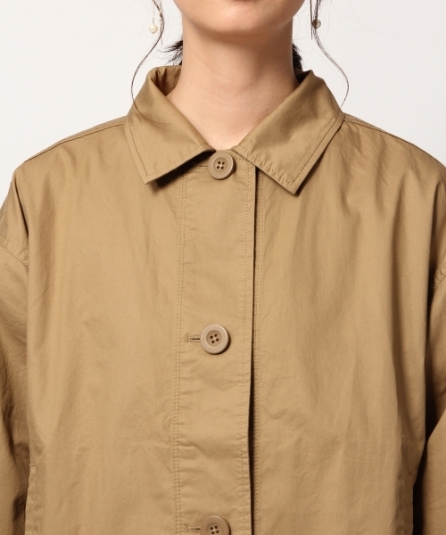 GLOBAL WORK（グローバルワーク）の「シャツブルゾン/786001（ブルゾン・レディース・ベージュ/ネイビー/カーキ・MEDIUM/LARGE）」の10枚目の写真