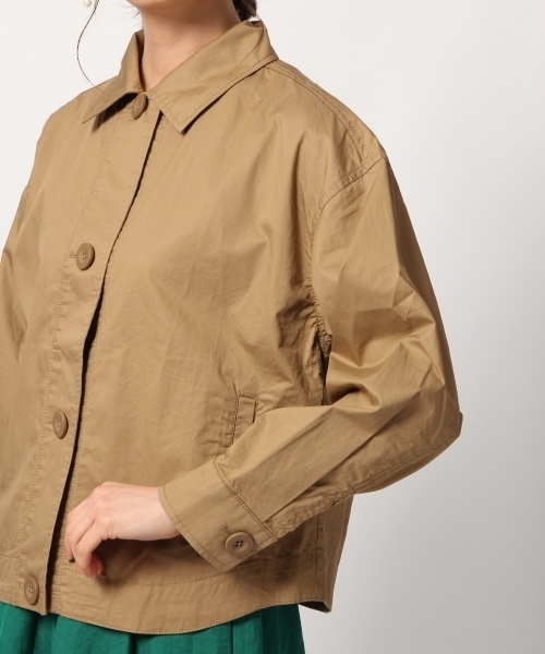 GLOBAL WORK（グローバルワーク）の「シャツブルゾン/786001（ブルゾン・レディース・ベージュ/ネイビー/カーキ・MEDIUM/LARGE）」の11枚目の写真