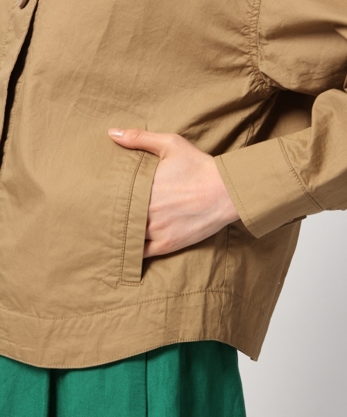 GLOBAL WORK（グローバルワーク）の「シャツブルゾン/786001（ブルゾン・レディース・ベージュ/ネイビー/カーキ・MEDIUM/LARGE）」の13枚目の写真