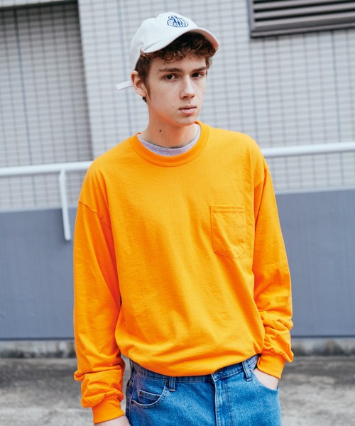 WEB限定】GILDAN/ギルダン 6OZ L/S POCKET TEE ポケットL/S T シャツ