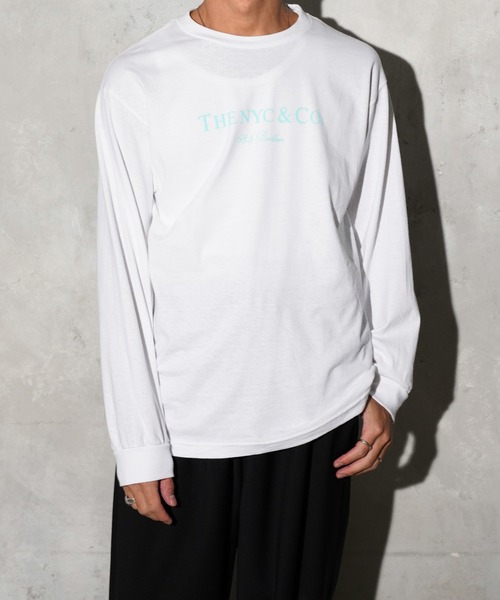 68&brothers(シックスティエイトアンドブラザーズ)の「68&BROTHERS / "THE NYC & CO" PRINT L/S TEE(Tシャツ/カットソー・メンズ・ホワイト/ブラック/ヘザーグレー/ネイビー/アクア/オレンジ/ライトピンク/パープル/ライトグリーン・MEDIUM/LARGE/X-LARGE/XX-LARGE/SMALL)」の11枚目の写真
