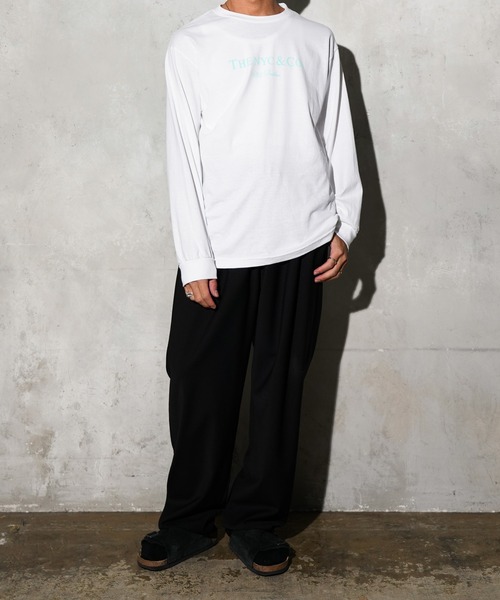 68&brothers(シックスティエイトアンドブラザーズ)の「68&BROTHERS / "THE NYC & CO" PRINT L/S TEE(Tシャツ/カットソー・メンズ・ホワイト/ブラック/ヘザーグレー/ネイビー/アクア/オレンジ/ライトピンク/パープル/ライトグリーン・MEDIUM/LARGE/X-LARGE/XX-LARGE/SMALL)」の12枚目の写真