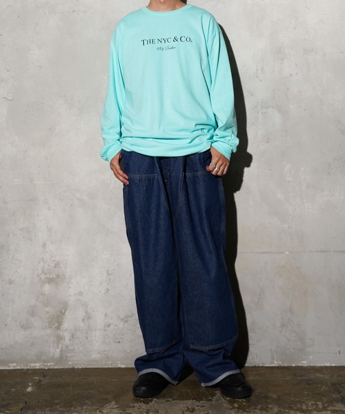 68&brothers(シックスティエイトアンドブラザーズ)の「68&BROTHERS / "THE NYC & CO" PRINT L/S TEE(Tシャツ/カットソー・メンズ・ホワイト/ブラック/ヘザーグレー/ネイビー/アクア/オレンジ/ライトピンク/パープル/ライトグリーン・MEDIUM/LARGE/X-LARGE/XX-LARGE/SMALL)」の20枚目の写真