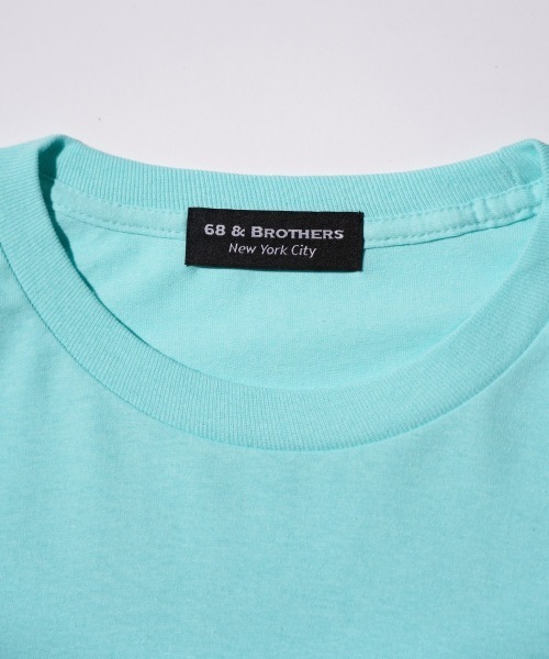 68&brothers(シックスティエイトアンドブラザーズ)の「68&BROTHERS / "THE NYC & CO" PRINT L/S TEE(Tシャツ/カットソー・メンズ・ホワイト/ブラック/ヘザーグレー/ネイビー/アクア/オレンジ/ライトピンク/パープル/ライトグリーン・MEDIUM/LARGE/X-LARGE/XX-LARGE/SMALL)」の21枚目の写真