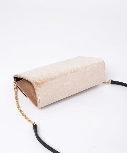 Khaju（カージュ）の「Khaju:2WAYベロアポシェット◇（ショルダーバッグ・レディース・ベージュ/オリーブ/ワイン・ONE SIZE）」の13枚目の写真