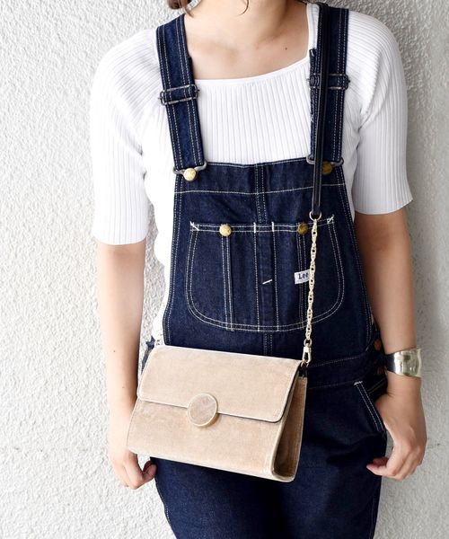 Khaju（カージュ）の「Khaju:2WAYベロアポシェット◇（ショルダーバッグ・レディース・ベージュ/オリーブ/ワイン・ONE SIZE）」の17枚目の写真