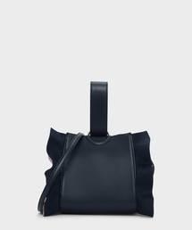 CHARLES & KEITH | ラッフルディテールリスレットハンドルバッグ / RUFFLE DETAIL WRISTLET HANDLE BAG(ハンドバッグ)