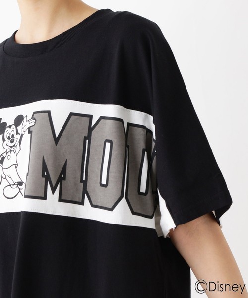 ロゴtシャツワンピース ミッキーマウス