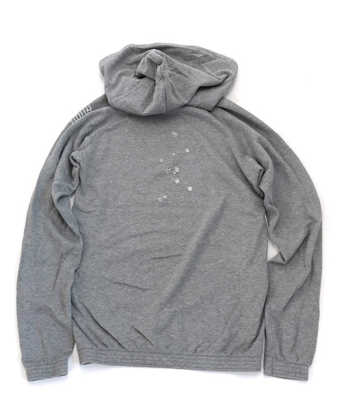 NUMBER (N)INE（ナンバーナイン）の「EXCLUSIVE_EMBLEM_ DAMAGE HOODY SWEATSHIRT（パーカー・メンズ・グレー・2/3/4）」の5枚目の写真