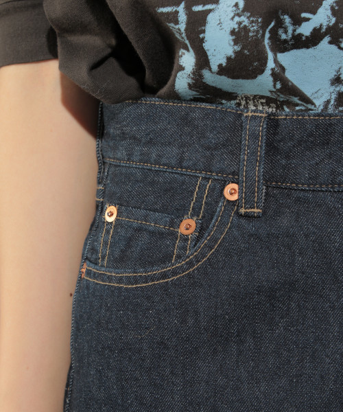 PAGEBOY（ページボーイ）の「ドレスジーンズ（デニムパンツ・レディース・ブラック/サックスブルー/インディゴブルー・SMALL/MEDIUM/LARGE）」の15枚目の写真