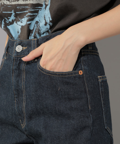 PAGEBOY（ページボーイ）の「ドレスジーンズ（デニムパンツ・レディース・ブラック/サックスブルー/インディゴブルー・SMALL/MEDIUM/LARGE）」の17枚目の写真
