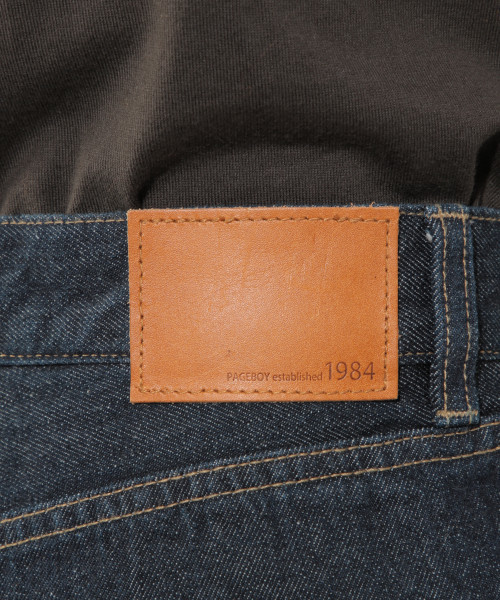 PAGEBOY（ページボーイ）の「ドレスジーンズ（デニムパンツ・レディース・ブラック/サックスブルー/インディゴブルー・SMALL/MEDIUM/LARGE）」の6枚目の写真