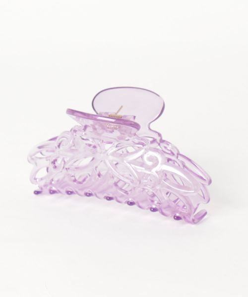 チャイハネ（チャイハネ）の「【チャイハネ】オリエンタルバンスクリップ（バレッタ/ヘアクリップ・レディース・ライトブルー/ブラック/パープル/ブラウン・FREE）」の4枚目の写真