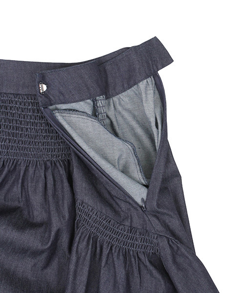 RANDA（ランダ）の「ギャザー切り替えベルト付きスカート（スカート・レディース・ベージュ/グリーン/ブルー系その他・1/0）」の9枚目の写真