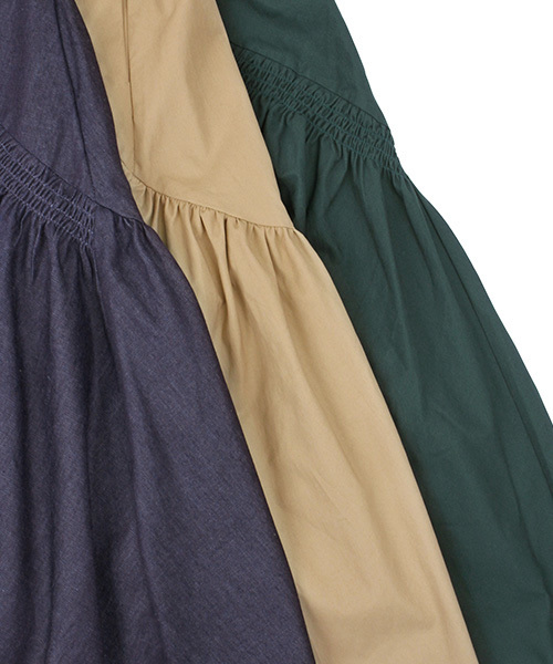 RANDA（ランダ）の「ギャザー切り替えベルト付きスカート（スカート・レディース・ベージュ/グリーン/ブルー系その他・1/0）」の7枚目の写真