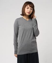[レディース]VネックTEE(日本製)