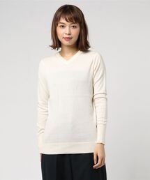 [レディース]VネックTEE(日本製)