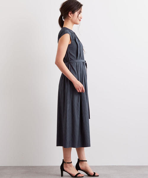 【すぐ発送】　グリーンレーベルリラクシング　異素材ワンピース ユナイテッドアローズ グリーンレーベル リラクシングの