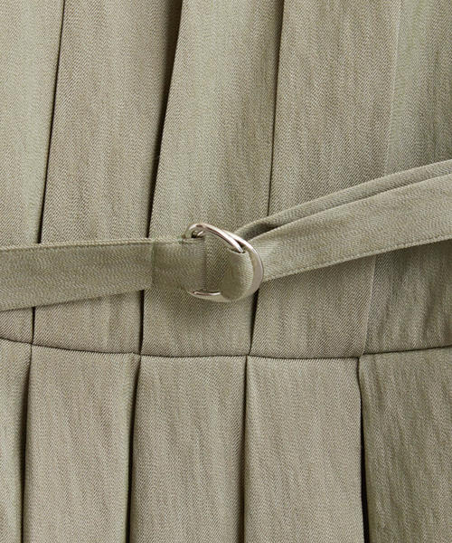 グリーンレーベルリラクシング タック フレア ワンピース シャツ ベージュ green label relaxing（グリーンレーベルリラクシング）の