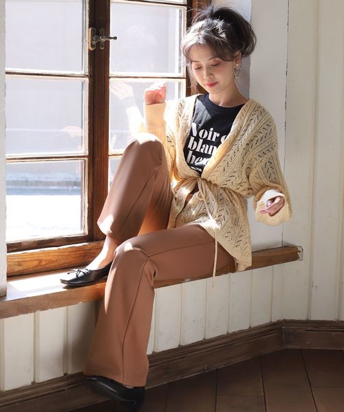 one after another NICE CLAUP（ワンアフターアナザーナイスクラップ）の「アソートロゴプリントTシャツ（Tシャツ/カットソー・レディース・ブラック/ベージュ/オフホワイト・FREE）」の11枚目の写真