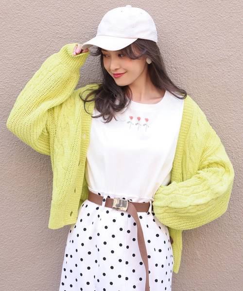 one after another NICE CLAUP（ワンアフターアナザーナイスクラップ）の「アソートロゴプリントTシャツ（Tシャツ/カットソー・レディース・ブラック/ベージュ/オフホワイト・FREE）」の15枚目の写真