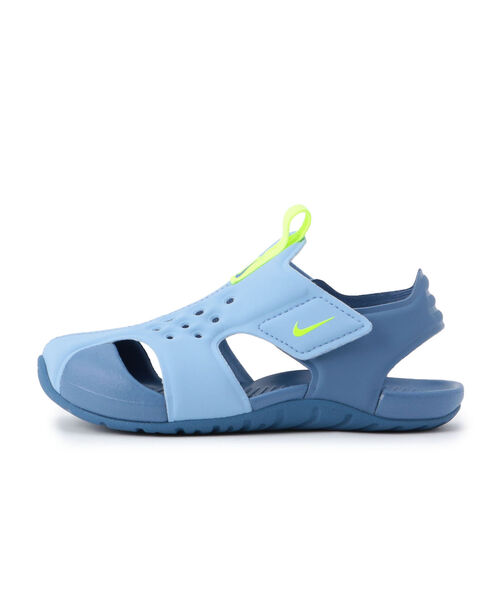 NIKE(ナイキ)の「NIKE:SUNRAY PROTECT 2(12~16cm)(サンダル・キッズ・ライトブルー/ブラック・15 /13/14/16/12)」の4枚目の写真