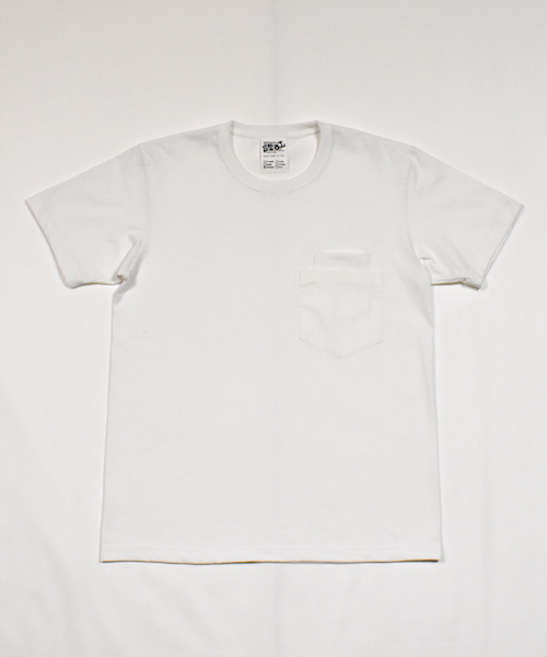 SToL（ストル）の「SToL : SToL Pocket T􏰁-􏰀hirt : ストールポケットＴシャツ（Tシャツ/カットソー・メンズ・ホワイト/ブラック・SMALL/MEDIUM/LARGE）」の9枚目の写真