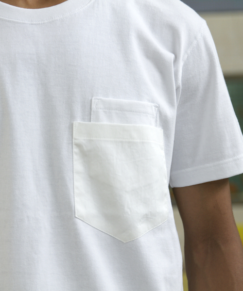 SToL（ストル）の「SToL : SToL Pocket T􏰁-􏰀hirt : ストールポケットＴシャツ（Tシャツ/カットソー・メンズ・ホワイト/ブラック・SMALL/MEDIUM/LARGE）」の13枚目の写真
