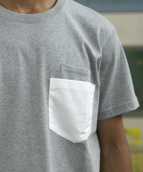 SToL（ストル）の「SToL : SToL Pocket T􏰁-􏰀hirt : ストールポケットＴシャツ（Tシャツ/カットソー・メンズ・ホワイト/ブラック・SMALL/MEDIUM/LARGE）」の10枚目の写真