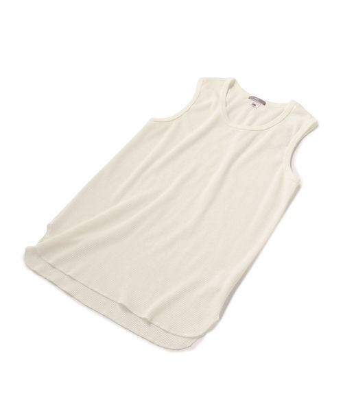 FRUIT OF THE LOOM（フルーツオブザルーム）の「SU:【FRUIT OF THE LOOM×SHIPS】ワッフル ロング タンクトップ（タンクトップ・メンズ・ブラック/グレー/オフホワイト・MEDIUM/LARGE）」の13枚目の写真