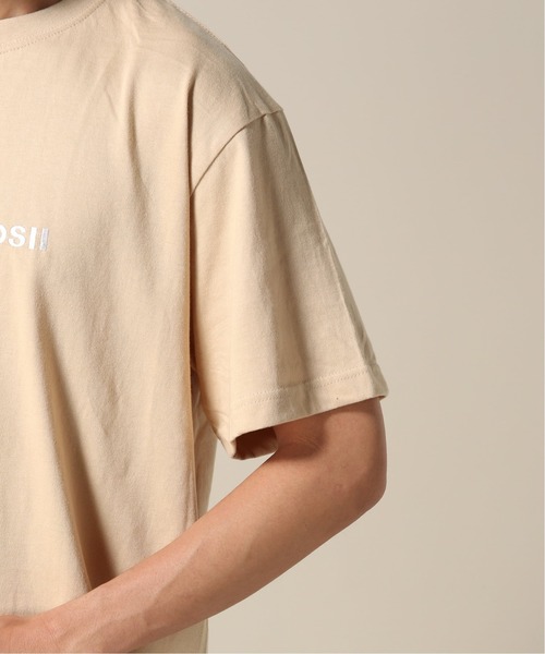 WISM（ウィズム）の「BOKU HA TANOSII / ボクハタノシイ Tシャツ（Tシャツ/カットソー・メンズ・ホワイト/ベージュ/レッド・MEDIUM/LARGE/X-LARGE）」の9枚目の写真