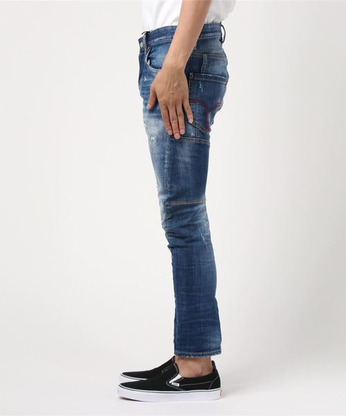 DSQUARED2（ディースクエアード）の「PANTS 5 POCKETS /TIDY BIKER JEAN /CLOUDY WASH /0192（デニムパンツ・メンズ・ブルー・42/44/46/48/50）」の3枚目の写真