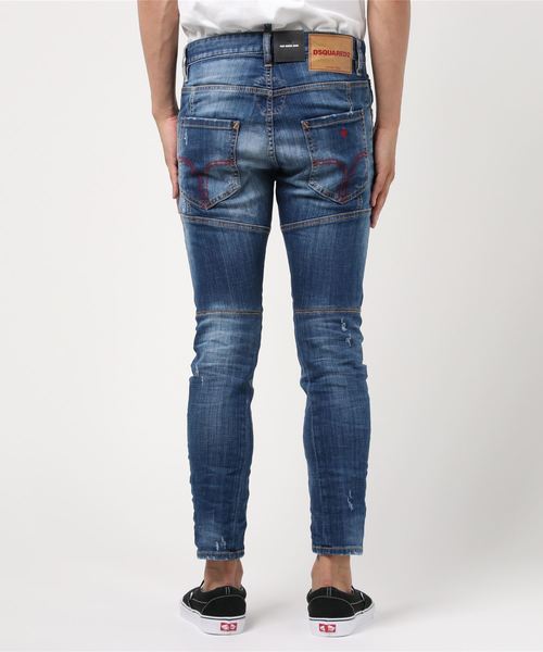 DSQUARED2（ディースクエアード）の「PANTS 5 POCKETS /TIDY BIKER JEAN /CLOUDY WASH /0192（デニムパンツ・メンズ・ブルー・42/44/46/48/50）」の2枚目の写真