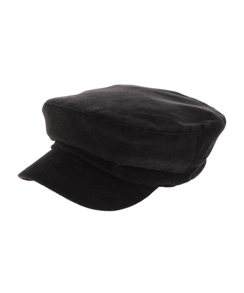 AMERICAN HOLIC（アメリカンホリック）の「コーデュロイキャスケット　＊（キャスケット・レディース・ブラック/ベージュ・FREE）」の3枚目の写真