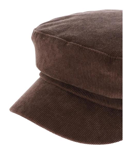 AMERICAN HOLIC（アメリカンホリック）の「コーデュロイキャスケット　＊（キャスケット・レディース・ブラック/ベージュ・FREE）」の5枚目の写真